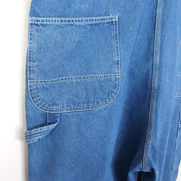 Men's Blue Denim Overalls - Picture 8 of 12